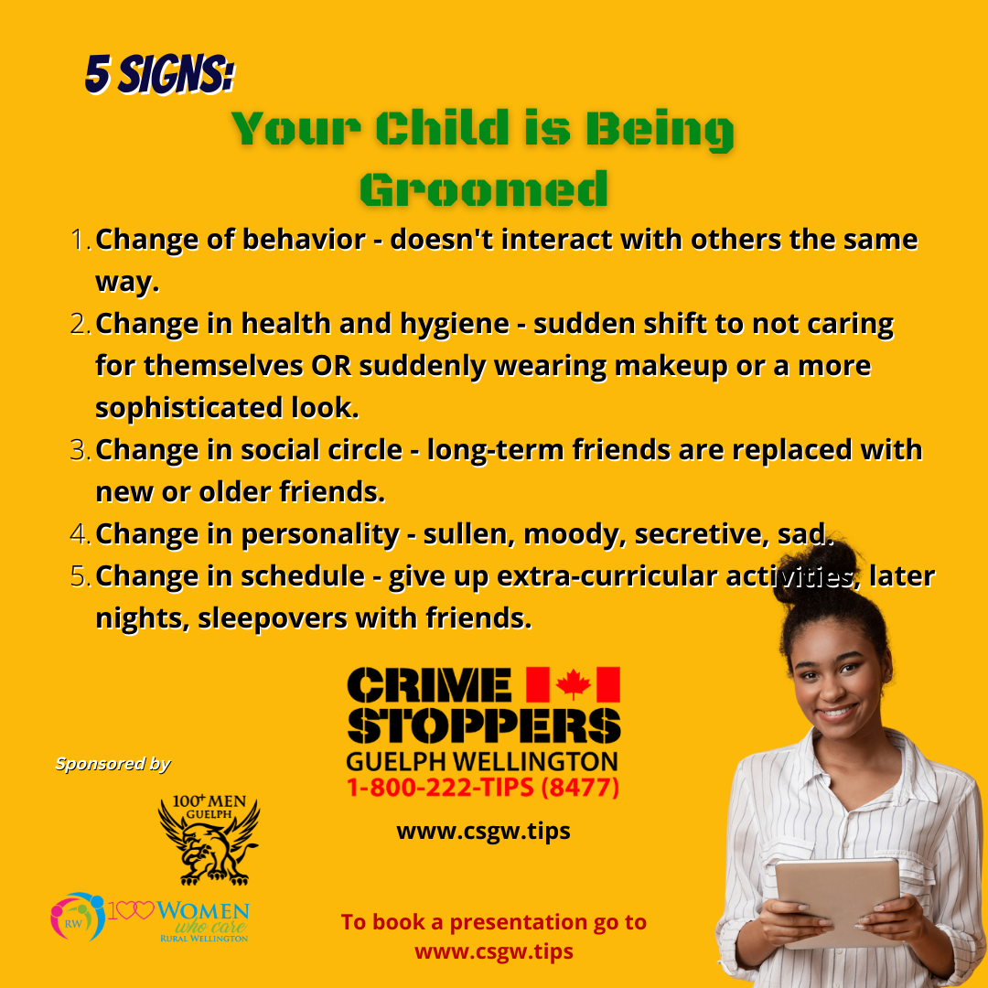 5 Tips, 5 Ideas, 5 Signs » Crime Stoppers Guelph Wellington