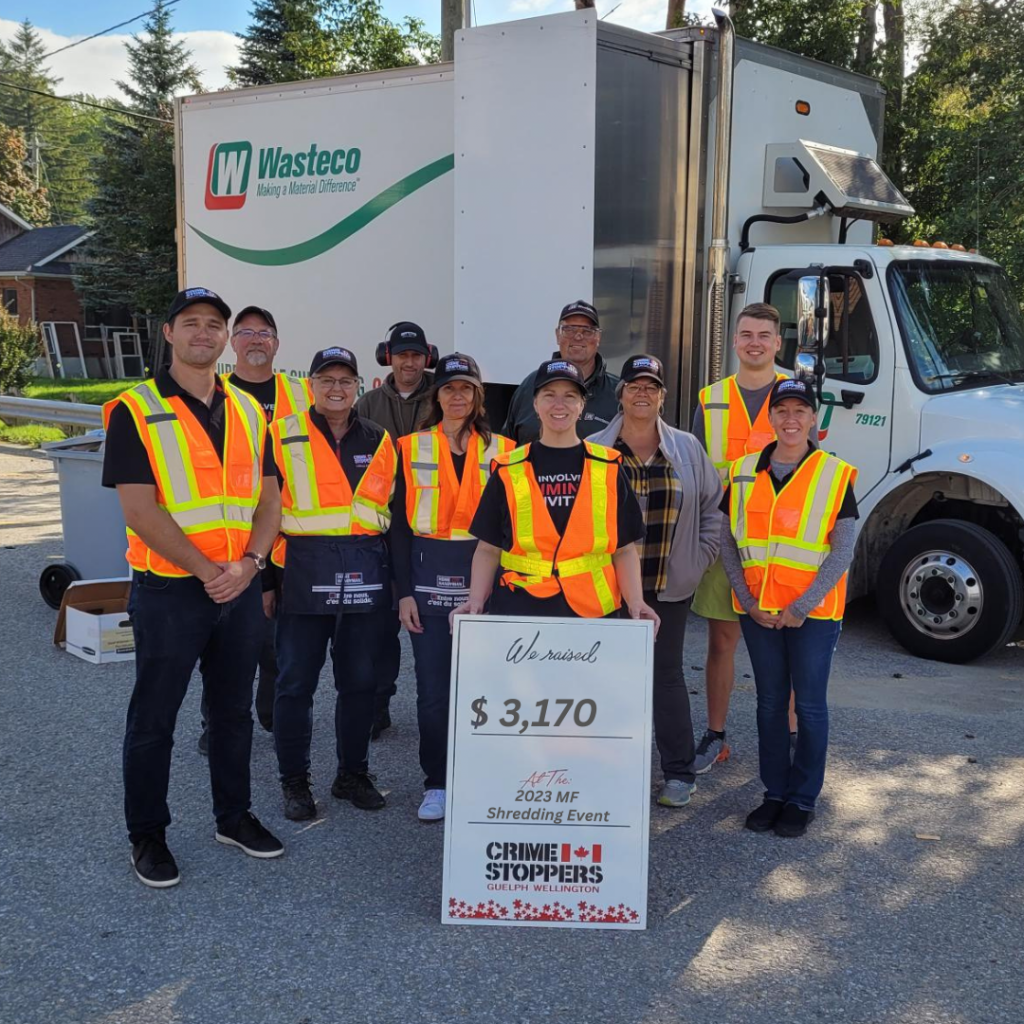 Record Support at Shredding Events » Crime Stoppers Guelph Wellington